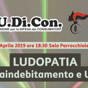 Convegno Ludopatia: Sovraindebitamento e Usura